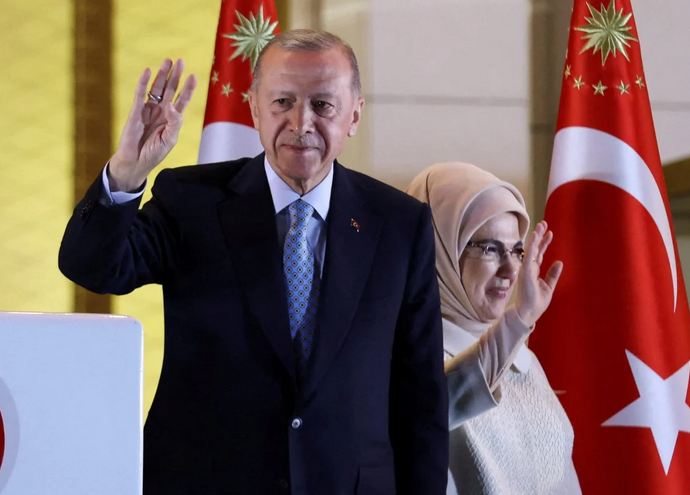 លោក Recep Tayyip Erdogan ឈ្នះឆ្នោតក្លាយជាប្រធានាធិបតីប្រទេសតួកគី៥ឆ្នាំទៀត